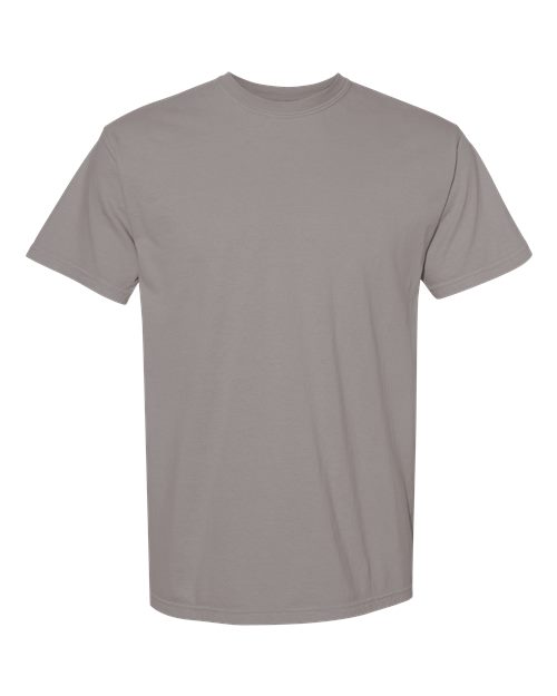 Comfort Colors heavyweight t-shirt, taupe gray crew neck short sleeves