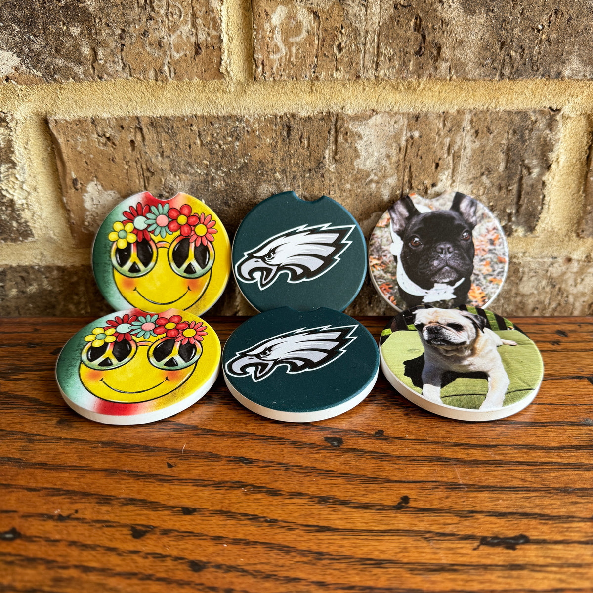 Assorted coasters
