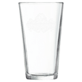 Polar Camel 16 oz pint mixing glass with clear glass and embossed logo