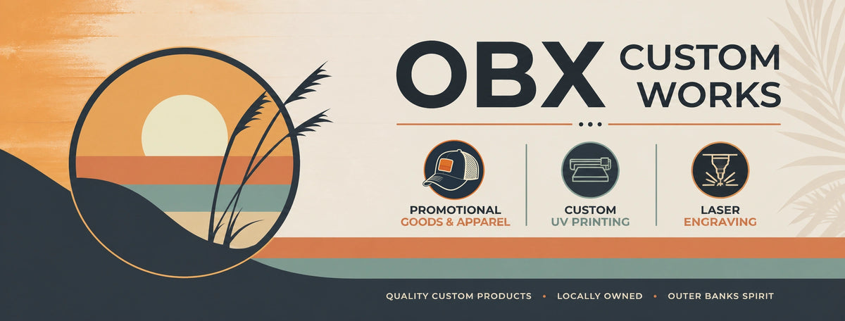 OBX Custom works promotional banner